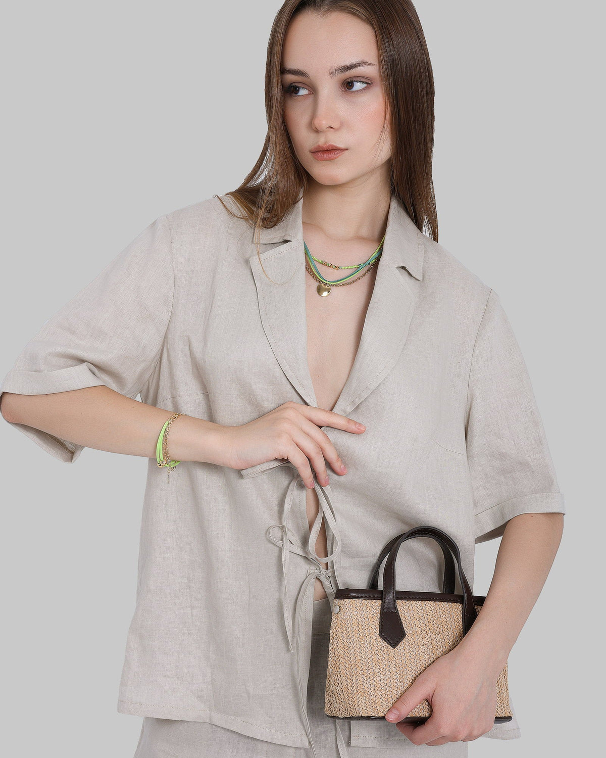 Ibiza Set — Linen Shirt & Shorts